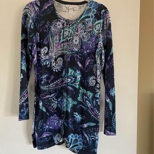 Issac Mizrahi Floral Cardigan